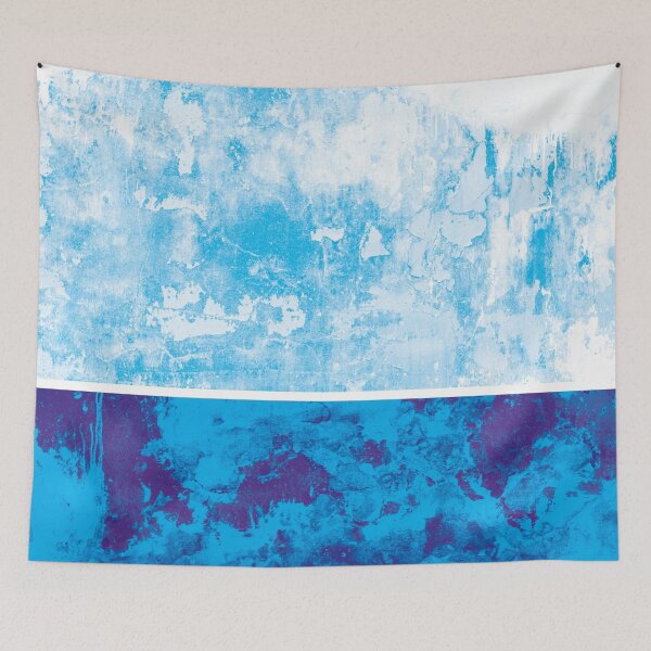 Item preview, Lovely distressed light blue and dark blue pattern designed and sold by myseptember18th.