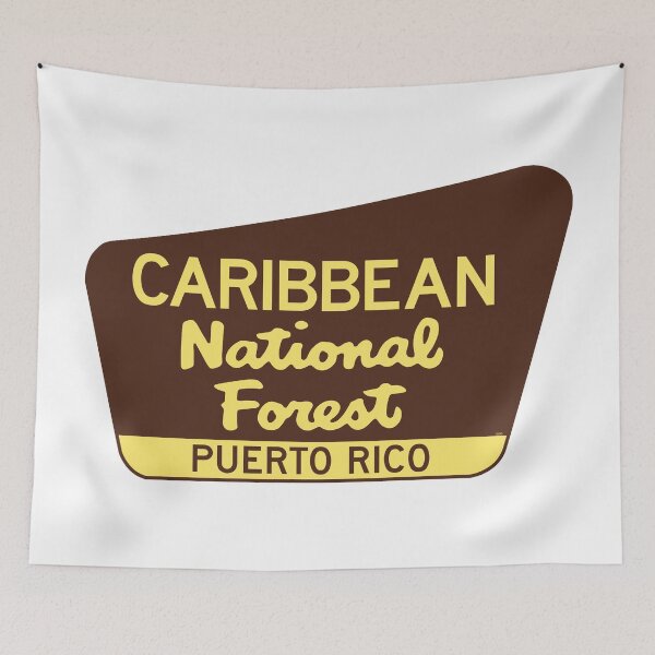 Item preview, Caribbean National Forest Puerto Rico Sign El Yunque designed and sold by DESTINATIONS DECAL.