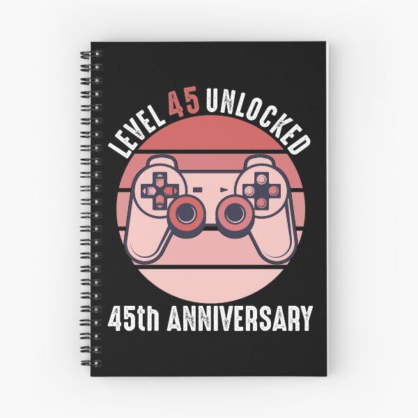 Item preview, Level 45 Unlocked 45th Anniversary designed and sold by RandomStuffShop.