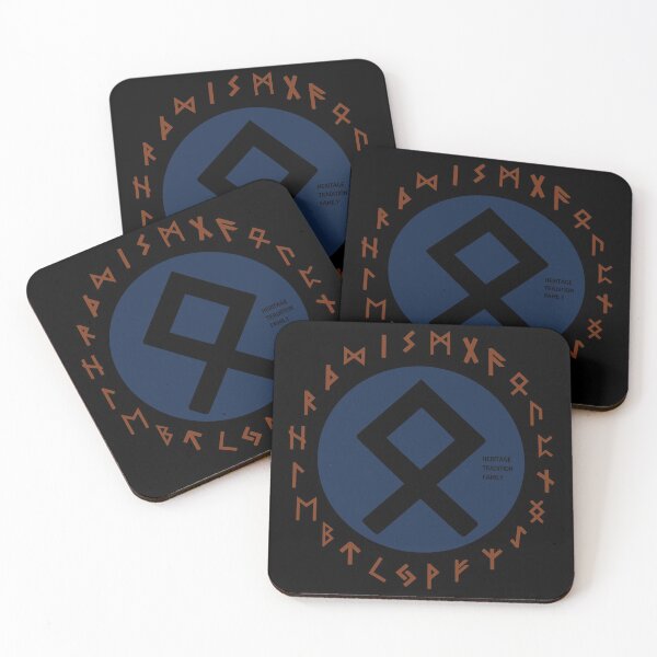 Item preview, Blue Othala Futhark Rune Symbol designed and sold by Depic Spirit.