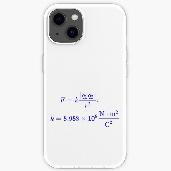 Coulomb's Law iPhone Soft Case