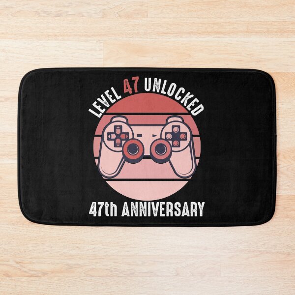 Item preview, Level 47 Unlocked 47th Anniversary designed and sold by RandomStuffShop.