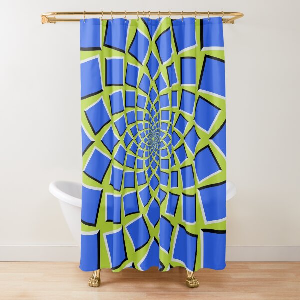 Optical illusion Shower Curtain
