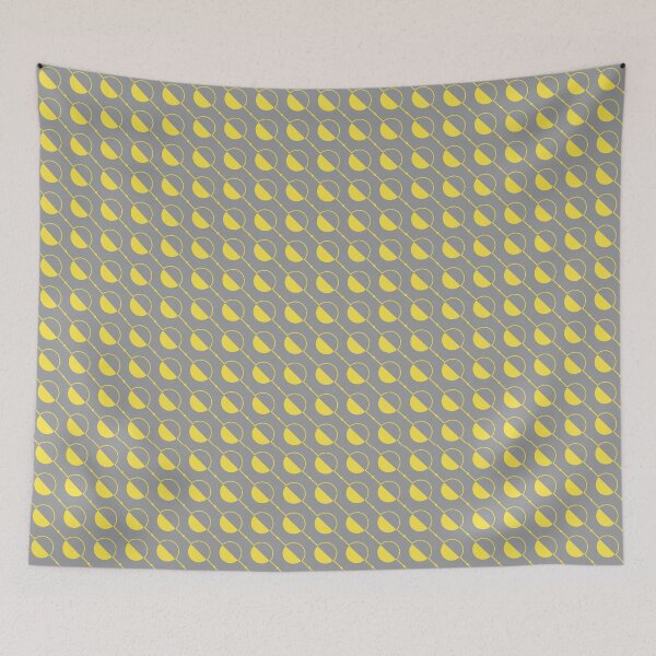 Item preview, Two Yellow Contrasting Semicircles designed and sold by OB-Store.