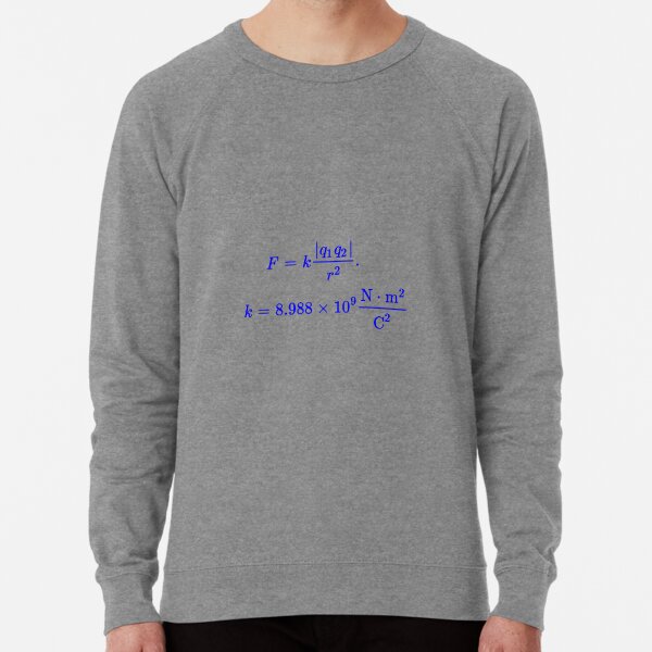 Coulomb&#39;s Law Lightweight Sweatshirt