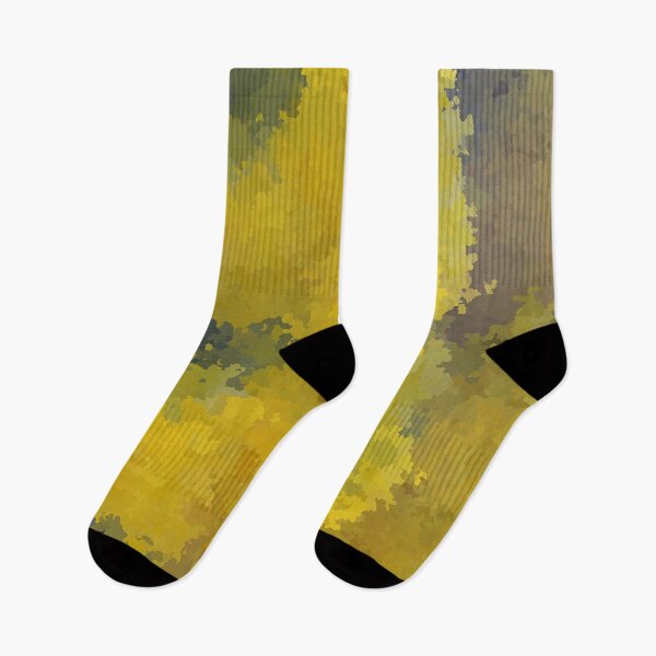 Item preview, Yellow and gray watercolor pattern designed and sold by khleal.