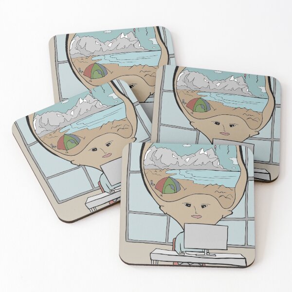 Item preview, Business Man Dreams of Adventures to Come designed and sold by Otter-Grotto.