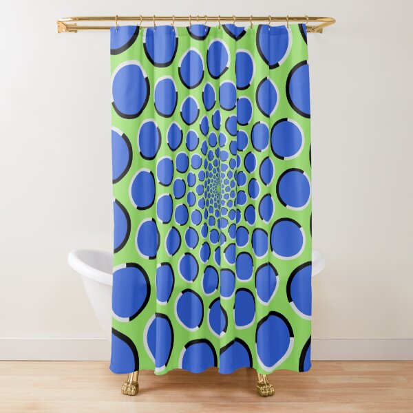 Optical illusion Shower Curtain