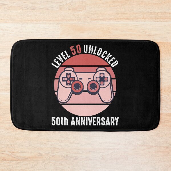 Item preview, Level 50 Unlocked 50th Anniversary designed and sold by RandomStuffShop.