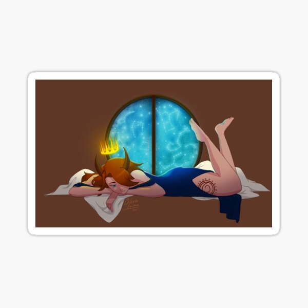 Welcome to her realm Sticker