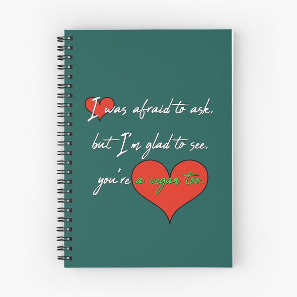 Item preview, I am glad to see you are a vegan too - valentine - dark BG designed and sold by reIntegration.