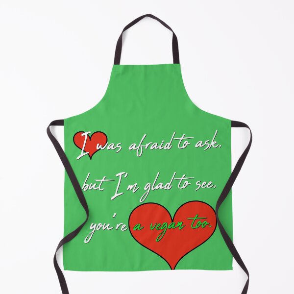 Item preview, I am glad to see you are a vegan too - valentine - dark BG designed and sold by reIntegration.