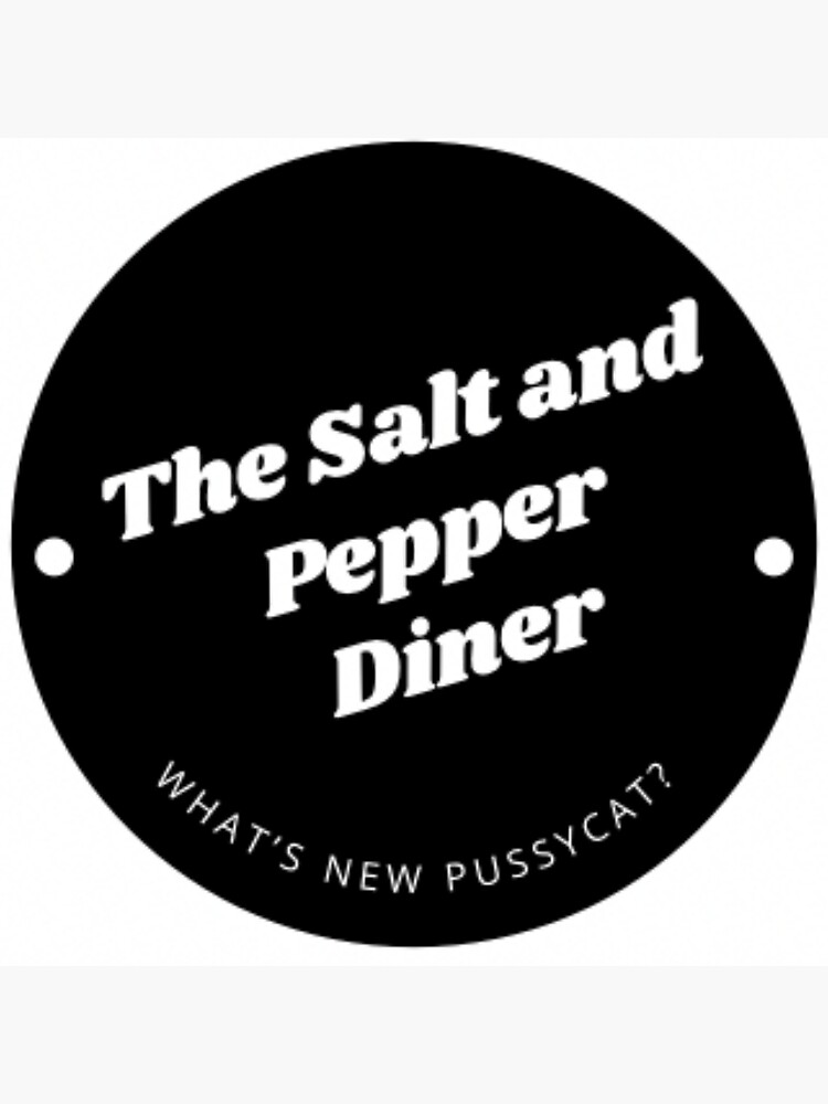 "The salt and pepper diner logo" Sticker for Sale by Lbelle326 Redbubble