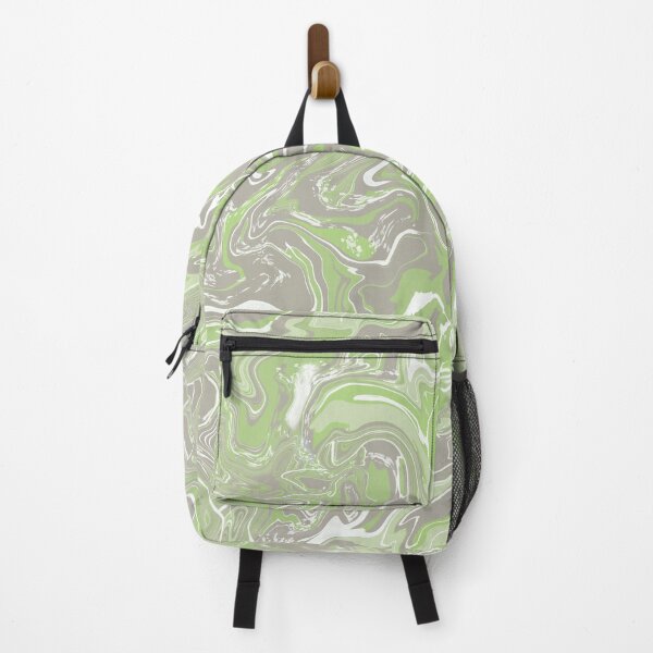 Item preview, Green Grey Liquify Pattern designed and sold by ArtandPatterns1.