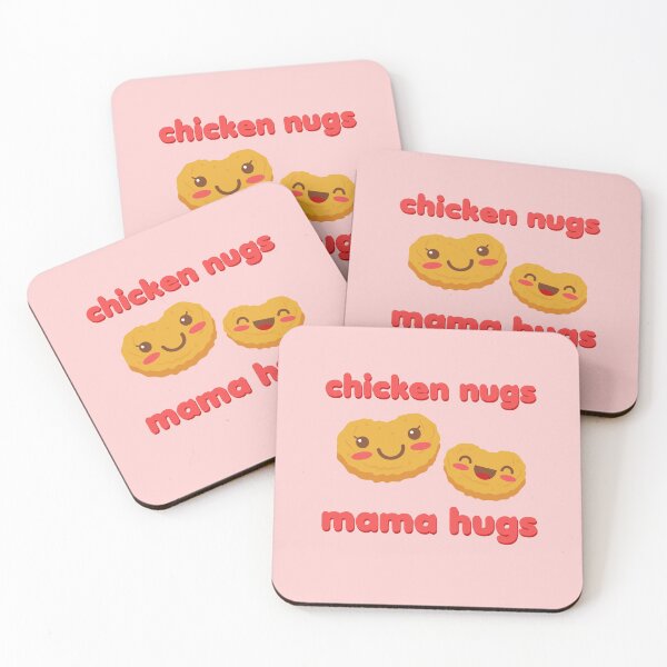 Item preview, Chicken Nugs And Mama Hugs Kawaii Chicken Nuggets designed and sold by gkao.