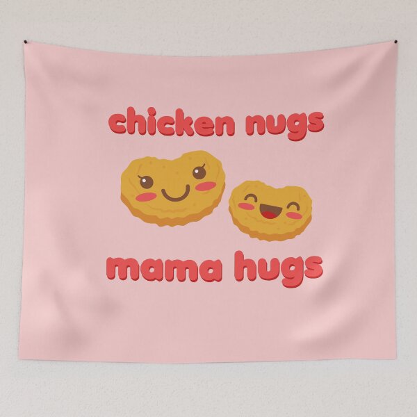 Item preview, Chicken Nugs And Mama Hugs Kawaii Chicken Nuggets designed and sold by gkao.