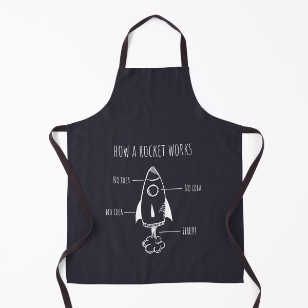 Item preview, How a rocket works | Funny Science Jokes designed and sold by Cat N' Doodles.