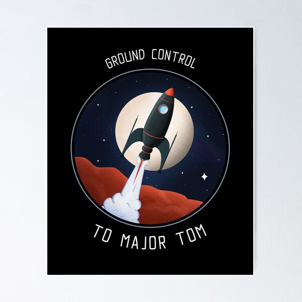 Item preview, Ground control to Major Tom, Space astronaut designed and sold by Paw Design.