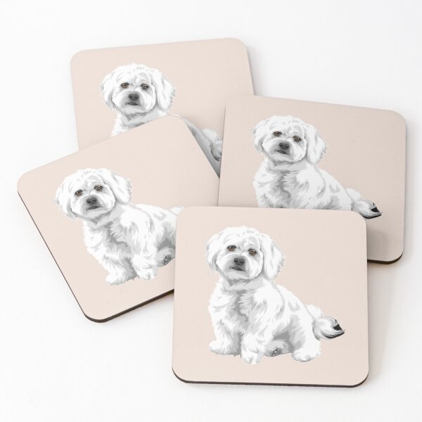 Item preview, Malshi Dog Image for Small Dog Lovers designed and sold by MusberriDesigns.