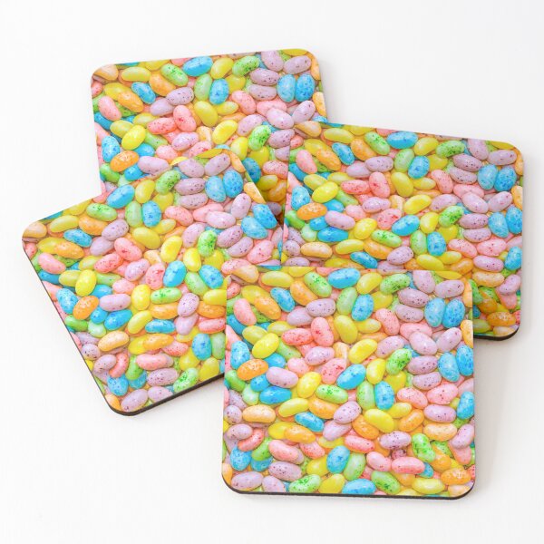 Item preview, Light Pastel Speckled Jelly Bean Candies Photo Pattern designed and sold by patternsoup.