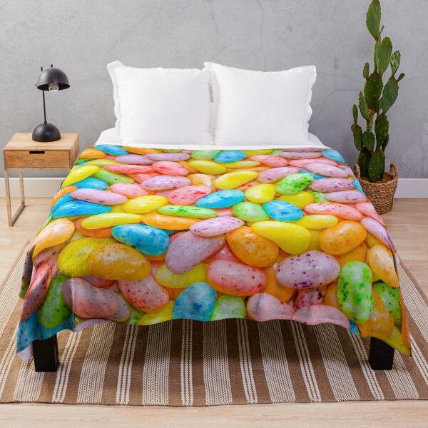 Item preview, Light Pastel Speckled Jelly Bean Candies Photo Pattern designed and sold by patternsoup.