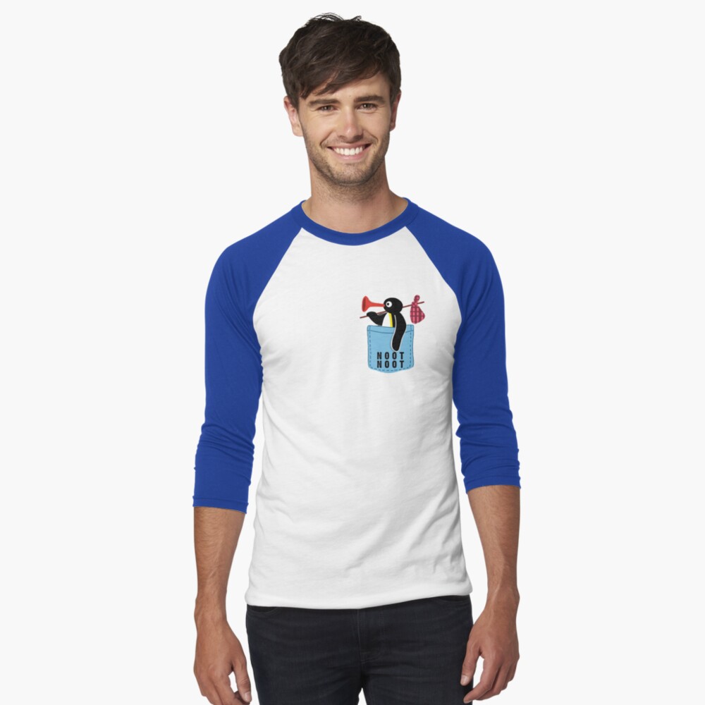 Vista previa del artículo con la obra «Camiseta ¾ estilo béisbol», diseñado y vendido por BeepPeepYT.