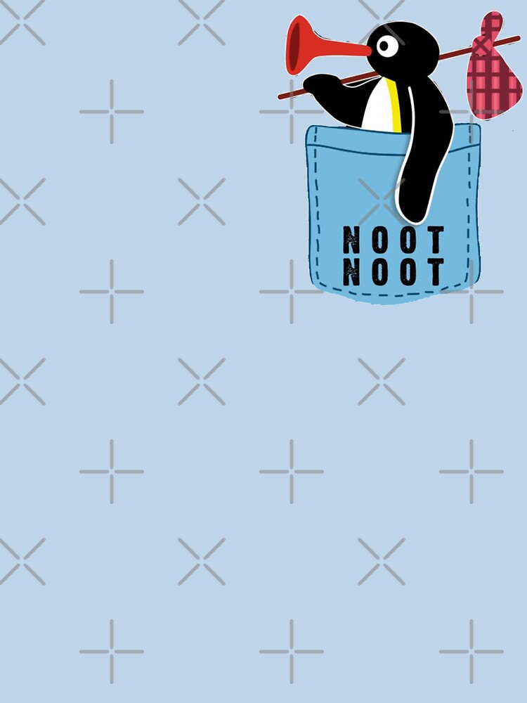Imagen 7 de 7, Camiseta clásica con la obra Mercancía oficial de Angry Pingu Noot Noot Pocket, diseñada y vendida por BeepPeepYT.