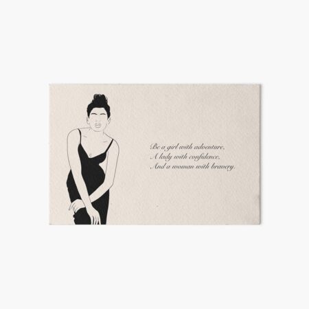 Lady with confidence Art Board Print