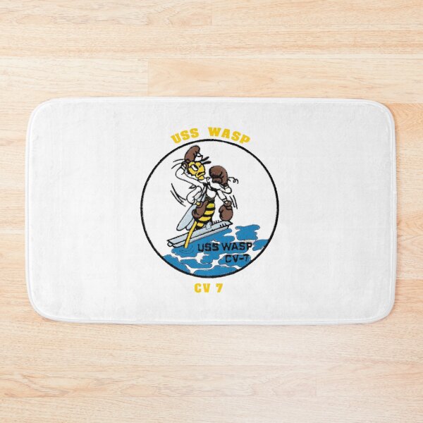 Item preview, USS Wasp (CV-7) Crest for Dark Colors designed and sold by Nikki SpaceStuffPlus.