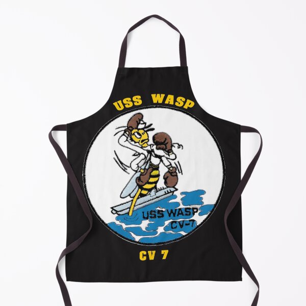 Item preview, USS Wasp (CV-7) Crest for Dark Colors designed and sold by Nikki SpaceStuffPlus.