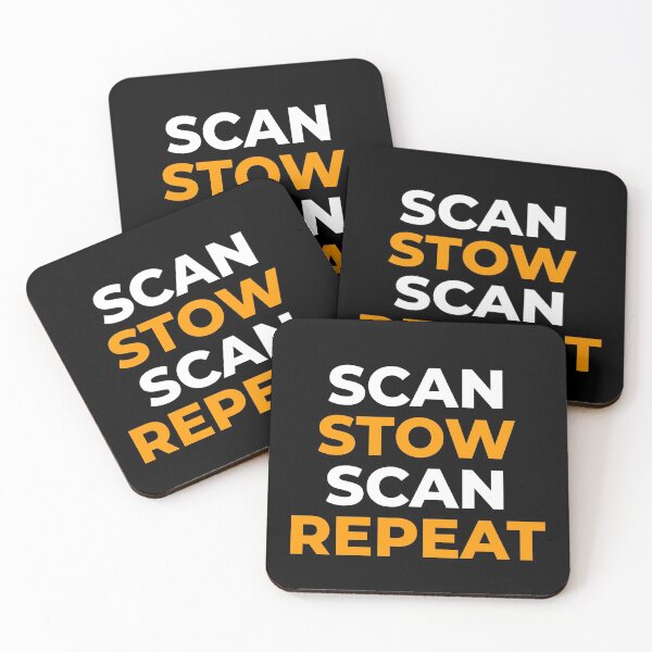 Item preview, Scan stow scan repeat designed and sold by EnjoyMyTees.