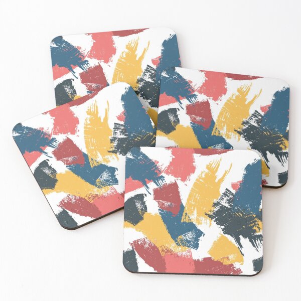 Item preview, Colorful Brush Strokes Pattern designed and sold by Ristinga.