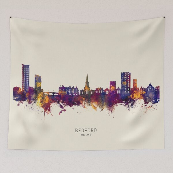 Item preview, Bedford England Skyline designed and sold by ArtPrints.