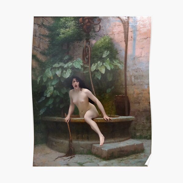 Gerome's "Truth Coming Out of Her Well to Shame Mankind" Poster