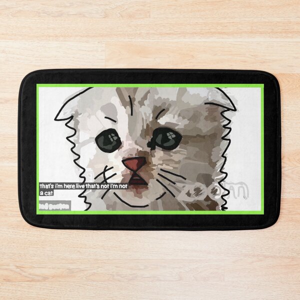 Item preview, Funny Zoom Cat says Im not a Cat Memes designed and sold by ellenhenry.