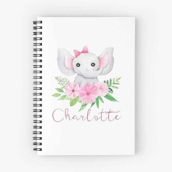 Item preview, Charlotte 'Add your own name' Lovely Elephant designed and sold by BellaNora.