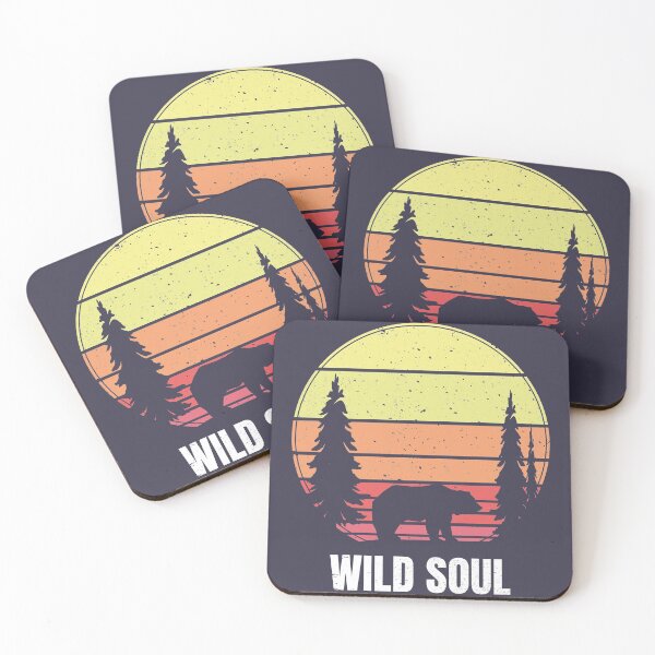 Item preview, Wild Bear Vintage Sunset Retro - Wild Soul designed and sold by faudeltn.