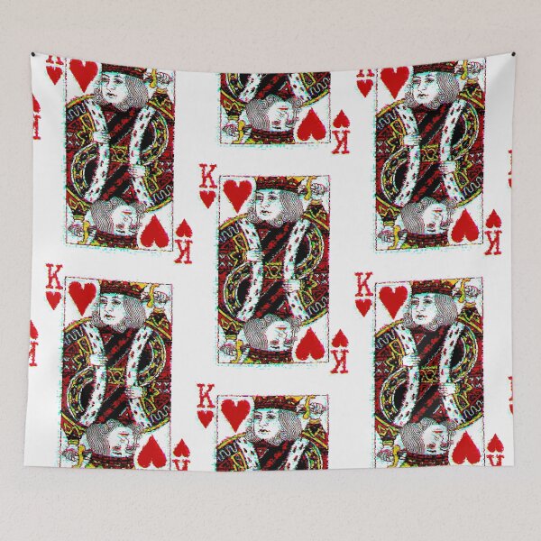 Item preview, TV Static King of Hearts designed and sold by Hanhancockk.