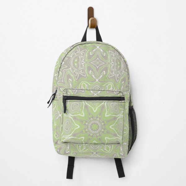 Item preview, Green Grey Kaleidoscopic Pattern designed and sold by ArtandPatterns1.