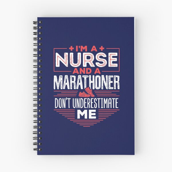 Item preview, I'm a Nurse and a Marathoner Don't Underestimate Me Marathon Runner designed and sold by jaygo.