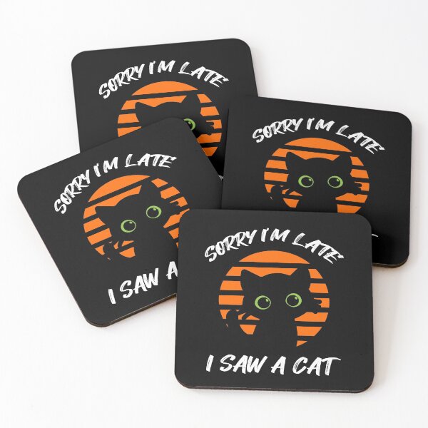 Item preview,  Sorry I’m late I saw a cat designed and sold by Perfectstyles.