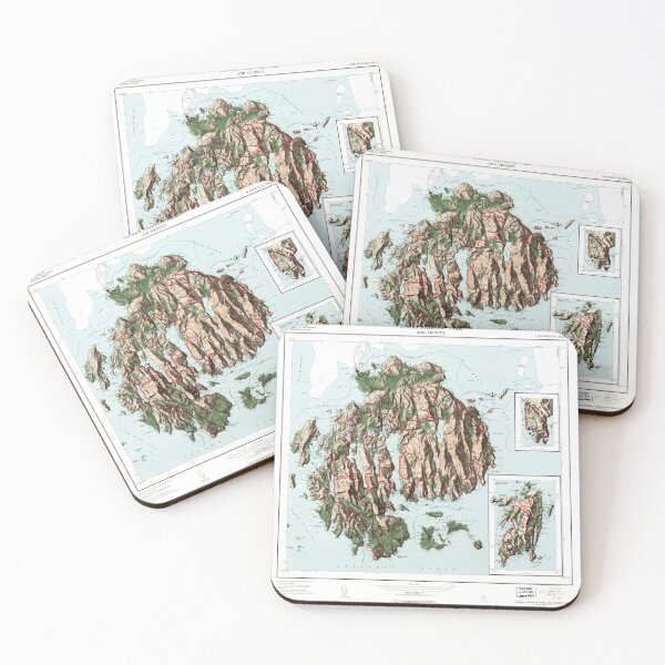 Item preview, Acadia National Park Map designed and sold by redoARTstore.