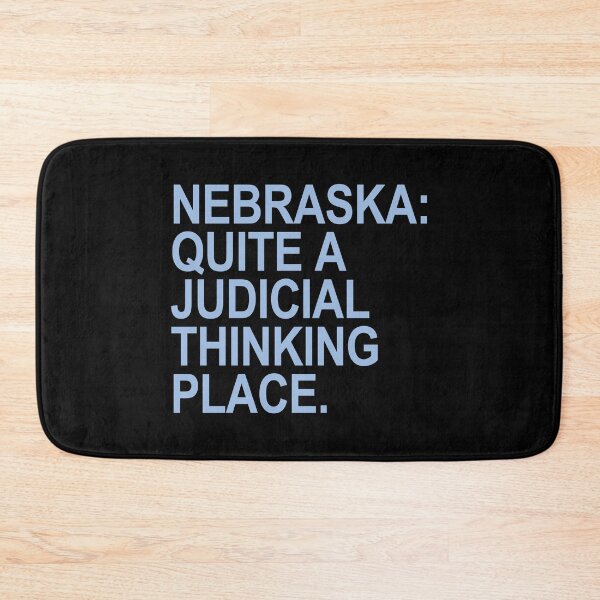 Item preview, Nebraska - Quite a Judicial Thinking Place (blue) designed and sold by Thelittlelord.