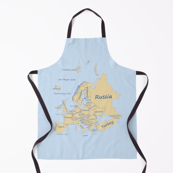 Item preview, Europe Map Graphic Printed Map Art blue background designed and sold by mashmosh.