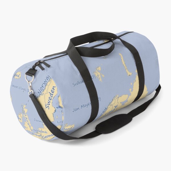 Item preview, Europe Map Graphic Printed Map Art blue background designed and sold by mashmosh.