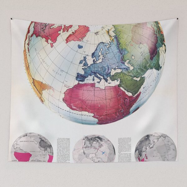 Item preview, Vintage Trans-Orbal Map designed and sold by redoARTstore.