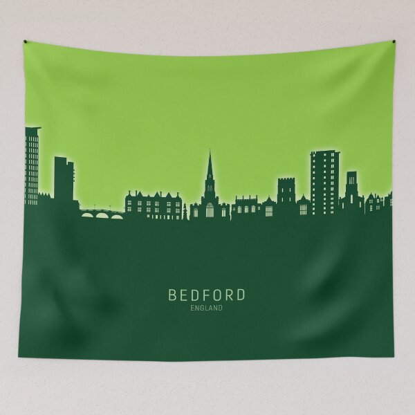 Item preview, Bedford England Skyline designed and sold by ArtPrints.