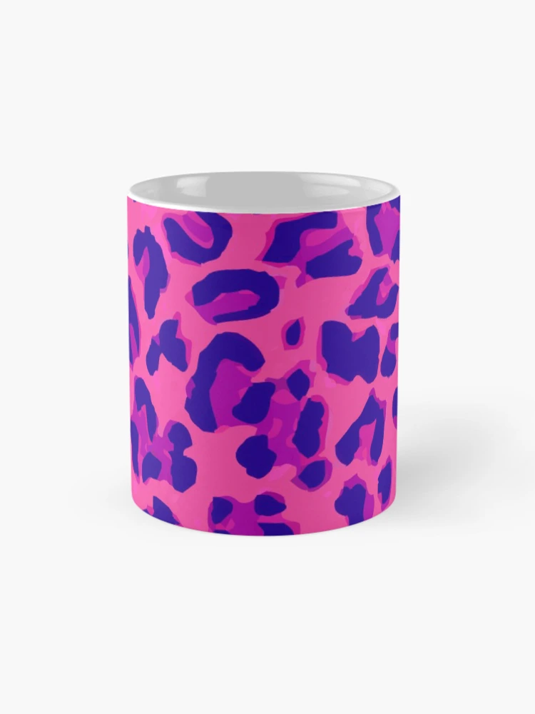 Thumbnail 4 of 6, Coffee Mug, Pink Leopard Pattern Design designed and sold by Rell1970.