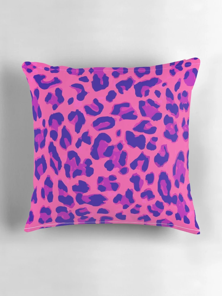 Thumbnail 3 of 4, Pillow, Pink Leopard Pattern Design designed and sold by Rell1970.