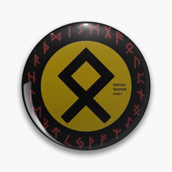 Item preview, Yellow Othala Futhark Rune Symbol designed and sold by Depic Spirit.